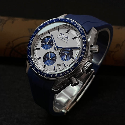 Custom Blue Speed Seiko Mod Watch